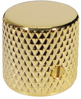 Boston KG-205 dome knob, metal, diam 19,0 x19,0mm, with set screw, shaft size 6,1mm, gold