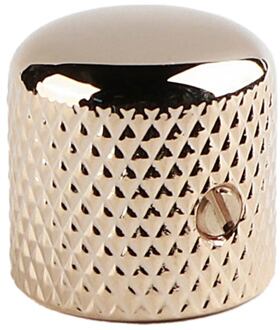 Boston KG-210 dome knob, metal, diam 19,0 x19,0mm, with set screw, shaft size 6,1mm, gold