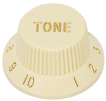 Boston KI-240-T bell knob, Stallion, ivory, tone, metric, fits 18 coarse knurl (Alpha) incl. Japan