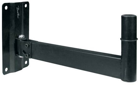 Boston KP-560 wandmontage boxstatief wandmontage boxstatief, staal, draaibaar, 39 cm afstand tot de muur, zwart