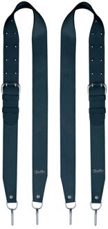 Boston KR10-B kruisriemen voor overslagtrom kruisriemen voor overslagtrom, leder, zwart, paar