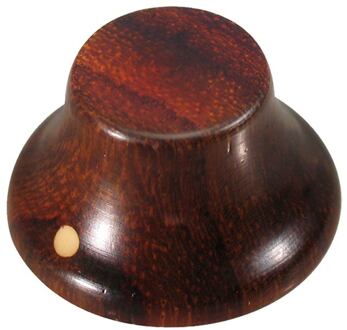 Boston KWB-320 bell knob, wood, Stallion, with pointer, 25x14mm, bubbingga