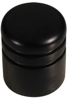 Boston KWE-360 dome knob, wood, 2 rings, 15x18mm, ebony