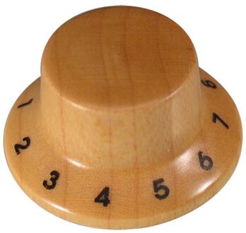 Boston KWM-310 bell knob, wood, Stallion, 25x13mm, maple