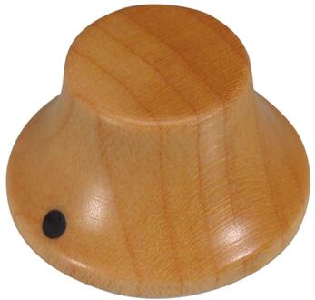 Boston KWM-320 bell knob, wood, Stallion, with pointer, 25x14mm, maple