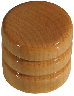 Boston KWM-350 dome knob, wood, 2 rings, 19x18mm, maple