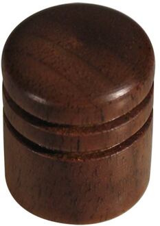 Boston KWW-360 dome knob, wood, 2 rings, 15x18mm, walnut