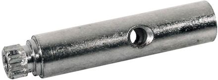 Boston MHP-09E mechaniekassen mechaniekassen, metaal, enkel geboord (midden), vernikkeld, 6x26mm, 12-pack