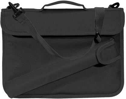 Boston MRB-1-BK bladmuziektas bladmuziektas, zwart, met blokfluitcompartiment