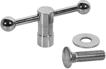 Boston MS-1X-001 spare part, swivel nut M7 with grip axle, chrome also for music stand OMS-302