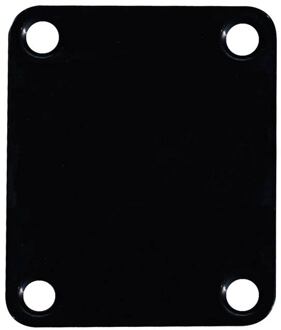 Boston NP-64-B halsplaat halsplaat, 64,2x51mm, rechthoekig, zwart