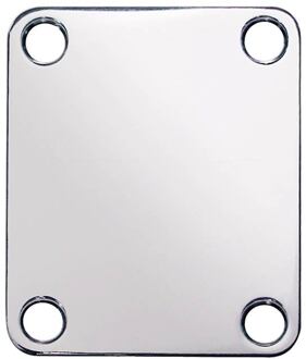 Boston NP-64-C halsplaat halsplaat, 64,2x51mm, rechthoekig, chroom