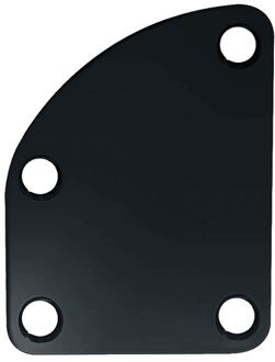 Boston NP-76-B halsplaat halsplaat, 63,2x50,7mm, for contoured body heel, zwart