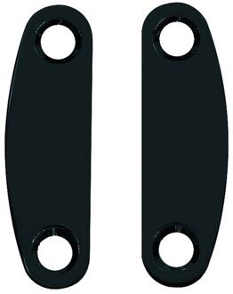 Boston NP-82-B halsplaats halsplaats, 50,5x15,1mm, 2 stuks, zwart