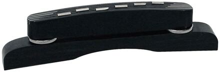 Boston P-103-E brug voor gitaar brug voor gitaar, ebben, hoogte verstelbaar, adjustable fret kam