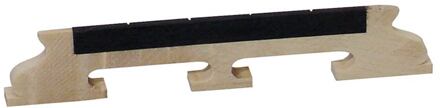 Boston P-10412 brug voor banjo brug voor banjo, esdoorn, ebben kam, hoogte: 1/2", voor 4 snarige banjo