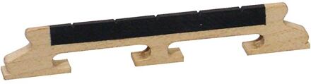 Boston P-10512 brug voor banjo brug voor banjo, esdoorn, ebben kam, hoogte: 1/2", voor 5 snarige banjo