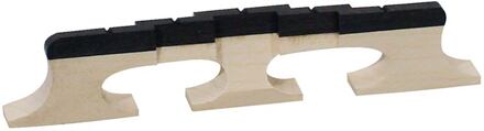 Boston P-1512 brug voor banjo brug voor banjo, esdoorn, ebben gecompenseerde kam, voor 5 snarige banjo, hoogte: 1/2"