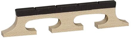 Boston P-9412 brug voor banjo brug voor banjo, esdoorn, ebben kam, hoogte: 1/2", voor tenor banjo
