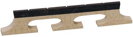 Boston P-9512 brug voor banjo brug voor banjo, esdoorn, ebben kam, hoogte: 1/2", voor 5 snarige banjo