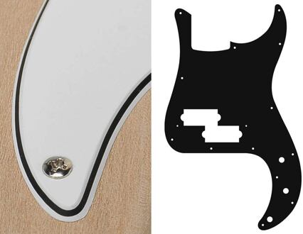 Boston PB-315-W slagplaat slagplaat, Puncher bass, 3 ply, white, standaard