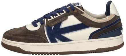 Boston Piping Suede Donkerbruin - 43