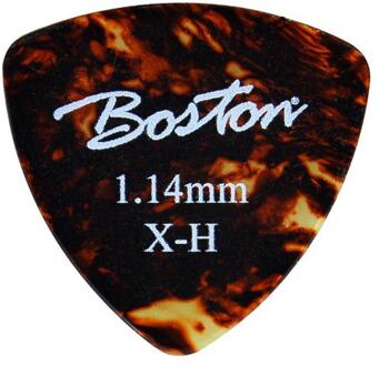 Boston PK-40-XH 1.20 mm. plectrums 1.20 mm. plectrums, celluloid, tortoise, extra heavy, standaard driehoekig model, 24-pack