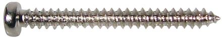 Boston PS-10-N pickup screw, 2,6x25mm, 12pcs, dome head, tapping, nickel
