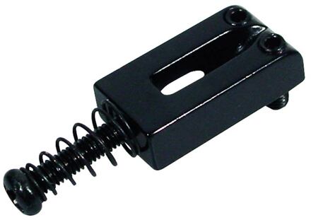 Boston S-140-B brugzadel brugzadel, metaal, zwart, Stallion, p=10,5, inclusief veer en schroef, 6-pack