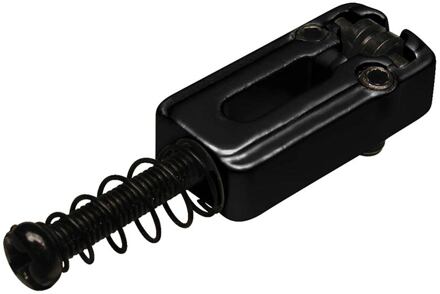 Boston S-146-B brugzadel brugzadel, metaal, zwart, Stallion roller, p=10,8, inclusief veer en schroef, 6-pack