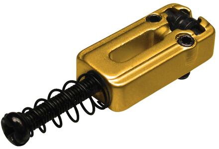 Boston S-146-G brugzadel brugzadel, metaal, goud, Stallion roller, p=10,8, inclusief veer en schroef, 6-pack