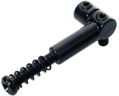 Boston S-150-B brugzadel brugzadel, metaal, zwart, Stallion, p=10,8, inclusief veer en schroef, 6-pack