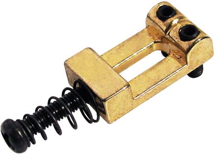 Boston S-158-G brugzadel brugzadel, metaal, goud, Stallion, p=10,5, inclusief veer en schroef, 6-pack