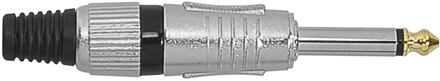 Boston S-1C jack plug jack plug, 6,3mm, 2-polig, nikkel