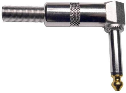 Boston S-240 jack plug jack plug, 6,3mm, 2-polig, nikkel, haaks, met veer 7mm