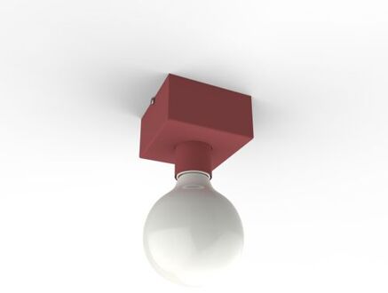 Boston S Plafondlamp, 1xe27, Metaal, Zwart Mat, 10x10cm