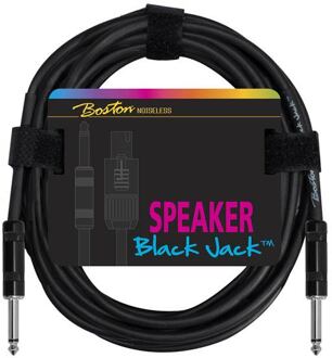 Boston SC-210-1 speakerkabel speakerkabel, zwart, 1 meter, jack - jack, 2 x 1,5mm