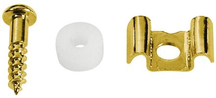 Boston SH-2-G snaargeleider snaargeleider, Stallion, goud, inclusief nylon bus en schroef