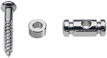 Boston SH-8-N snaargeleider snaargeleider, cilinder model, nikkel, hoogte 6.5mm, inclusief bus en schroef