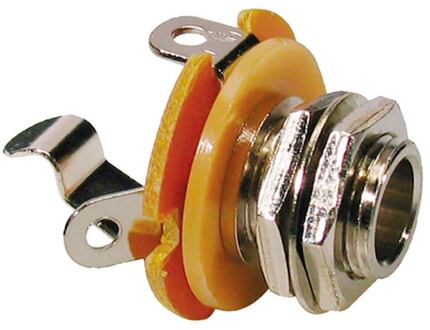 Boston SJ-1 chassis connector jack chassis connector jack, 6,3mm, 2-polig, chrome, M9