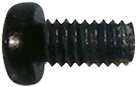 Boston SS-18-B switch bolt, 3,0x 5mm, 12pcs, dome head, metric M3, black