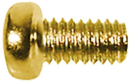 Boston SS-18-G switch bolt, 3,0x 5mm, 12pcs, dome head, metric M3, gold
