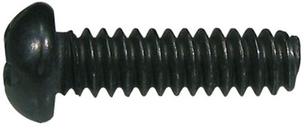 Boston SS-20-B switch bolt, 3,4x12mm, 12pcs, dome head, 6-32 thread for USA lever switches, black