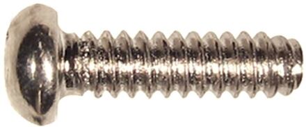 Boston SS-20-N switch bolt, 3,4x12mm, 12pcs, dome head, 6-32 thread for USA lever switches, nickel