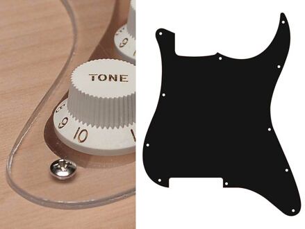 Boston ST-100-TR slagplaat slagplaat, Stallion, 1 ply, p.c.transparent, geen gaten (alleen schroefgaten)