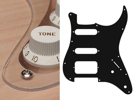 Boston ST-122-TR slagplaat slagplaat, Stallion, 1 ply, transparent, SSH, 2 pot holes, 3-5 switch