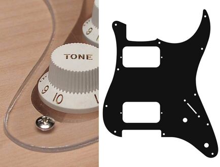 Boston ST-132-TR slagplaat slagplaat, Stallion, 1 ply, transparent, HH, 2 pot holes, 3-5 switch