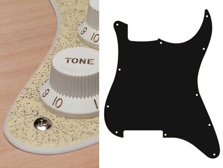 Boston ST-200-SGD slagplaat slagplaat, Stallion, 2 ply, sparkling gold, geen gaten (alleen schroefgaten)