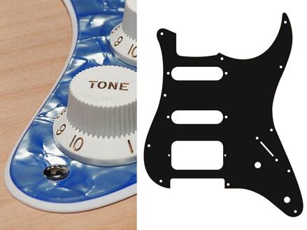 Boston ST-222-POB slagplaat slagplaat, Stallion, 2 ply, pearlocean blue, SSH, 2 pot holes, 3-5 switch