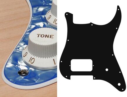 Boston ST-244-POB slagplaat slagplaat, Stallion, 2 ply, pearl ocean blue, h, 2 pot holes